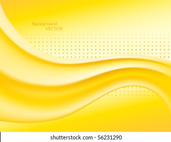 Orange flow - digital vector background