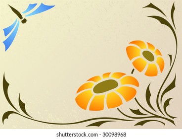 orange flower