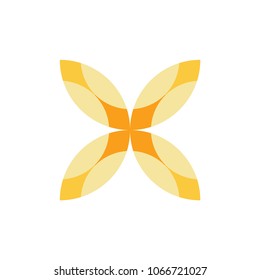 orange FLOWER icon
