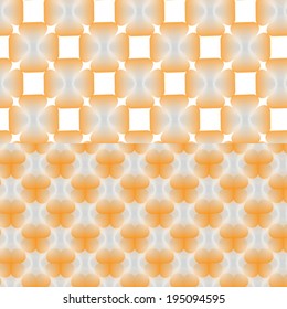 Orange Flowers Pattern