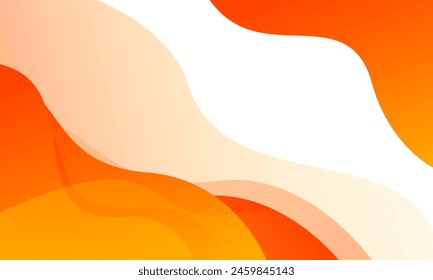 Orange fluid abstract background. Eps10 vector