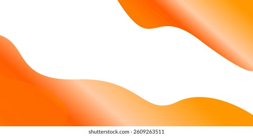 Orange fluid abstract background. Eps10 vector