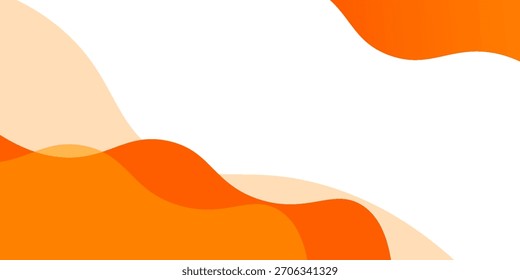 Fondo abstracto de fluido naranja. Vector Eps10