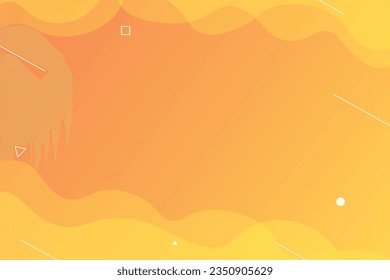 Fondo geométrico de la forma del líquido naranja