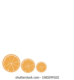orange food pattern orange christmas three