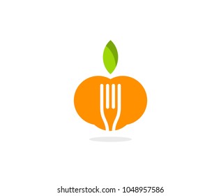 Orange fork logo