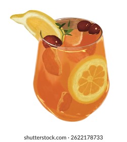 Orange Fruit Ade Dessert Drink
