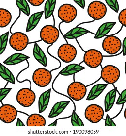 Orange fruit background