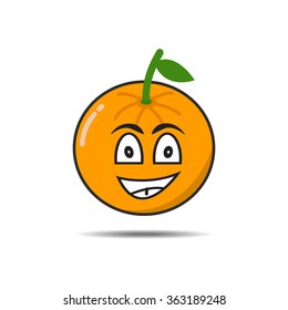orange fruit character