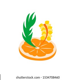 orange fruit, citrus lemon, vector of fresh lime