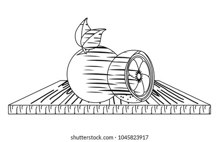 orange fruit design