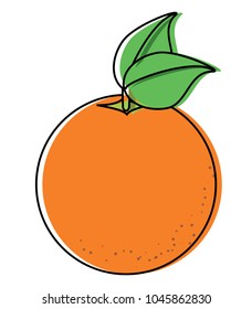 orange fruit design