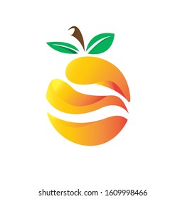 Orange Fruit Design 3D Illustration