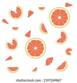 El modelo de diseño de frutos de naranja puede utilizarse para las necesidades de diseño de patrones, ropa y wallapper