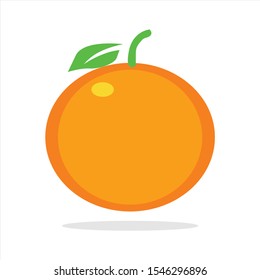 orange fruit frees icon vector