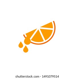 Orange fruit graphic design template vector isolated