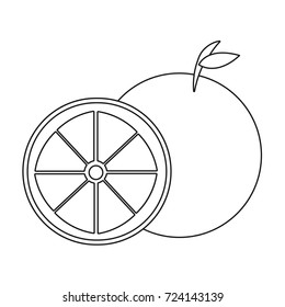 orange fruit icon