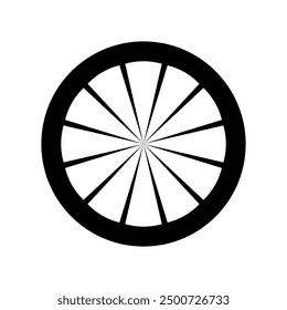 Orange fruit icon illustrated on background