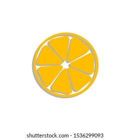 orange fruit icon, logo of citrus lemon,vector of fresh lime, illustration of tropical food, summer trend for business and company