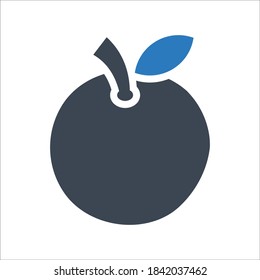 Orange fruit icon. Vector icon
