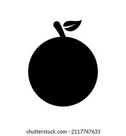 Orange fruit icon vector design templates on white background