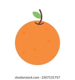 Icono de la fruta anaranjada, diseño del Vector