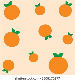 desenho de imagem de fruta laranja com fundo rosa