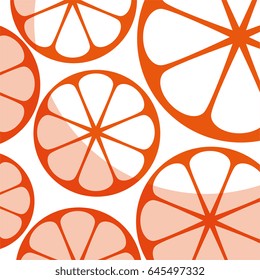 orange fruit isolated icon