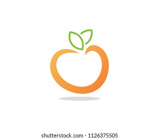 Orange fruit logo 