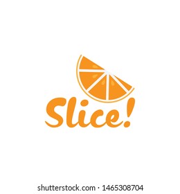Orange fruit logo design template vector isolated