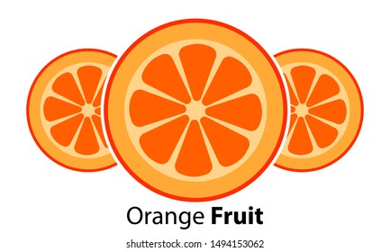 Orange fruit logo is a simple logo. like orange fruit with simple colors. suitable for various needs of your company or business logo.