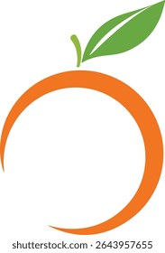 Orange Fruit Logo Vector Art Icons and Graphics