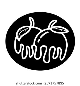 The orange fruit logo is a vibrant and energetic symbol that represents freshness