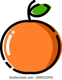 orange fruit with mbe style
