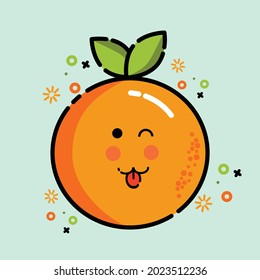 Orange fruit, mbe style icon