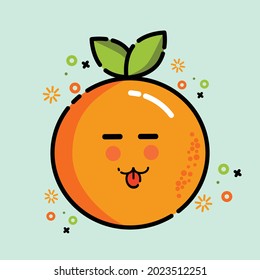 Orange fruit, mbe style icon