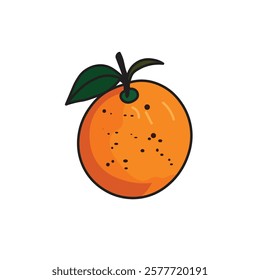 Orange Fruit Nature Ilustrasi art