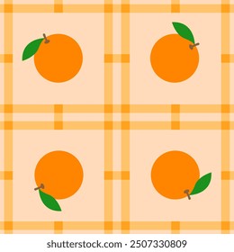 orange fruit pattern for background