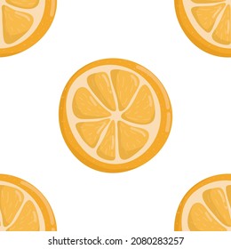 Patrón de frutos naranjas sin soldadura. Fondo de los defectos exóticos