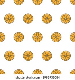 オレンジ 輪切り イラスト のイラスト素材 画像 ベクター画像 Shutterstock