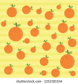 Orange Fruit Seamless
Pattren Modern Design