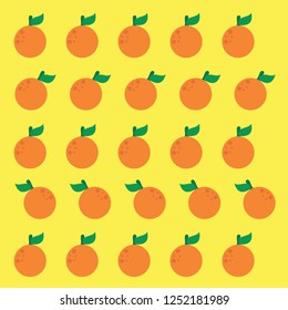 Orange Fruit Seamless
Pattren Modern Design