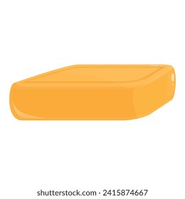 Orange fruit soap icon cartoon vector. Cosmetic natural. Fluid organic device