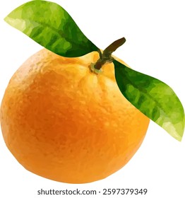 orange fruit stalk and leaf7