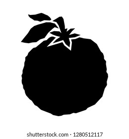 Orange fruit vector cartoon
