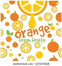 orange fruits background