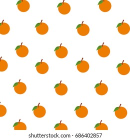 orange fruits citrus seamless pattern decoration