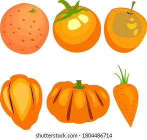 Orange fruits six type Collection By PMK