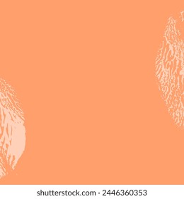 Orange Fuzz Tapete Fleck Hintergrund mit Stempelmuster Fleck