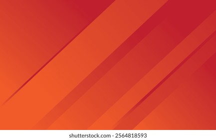 Orange geometric abstract background design